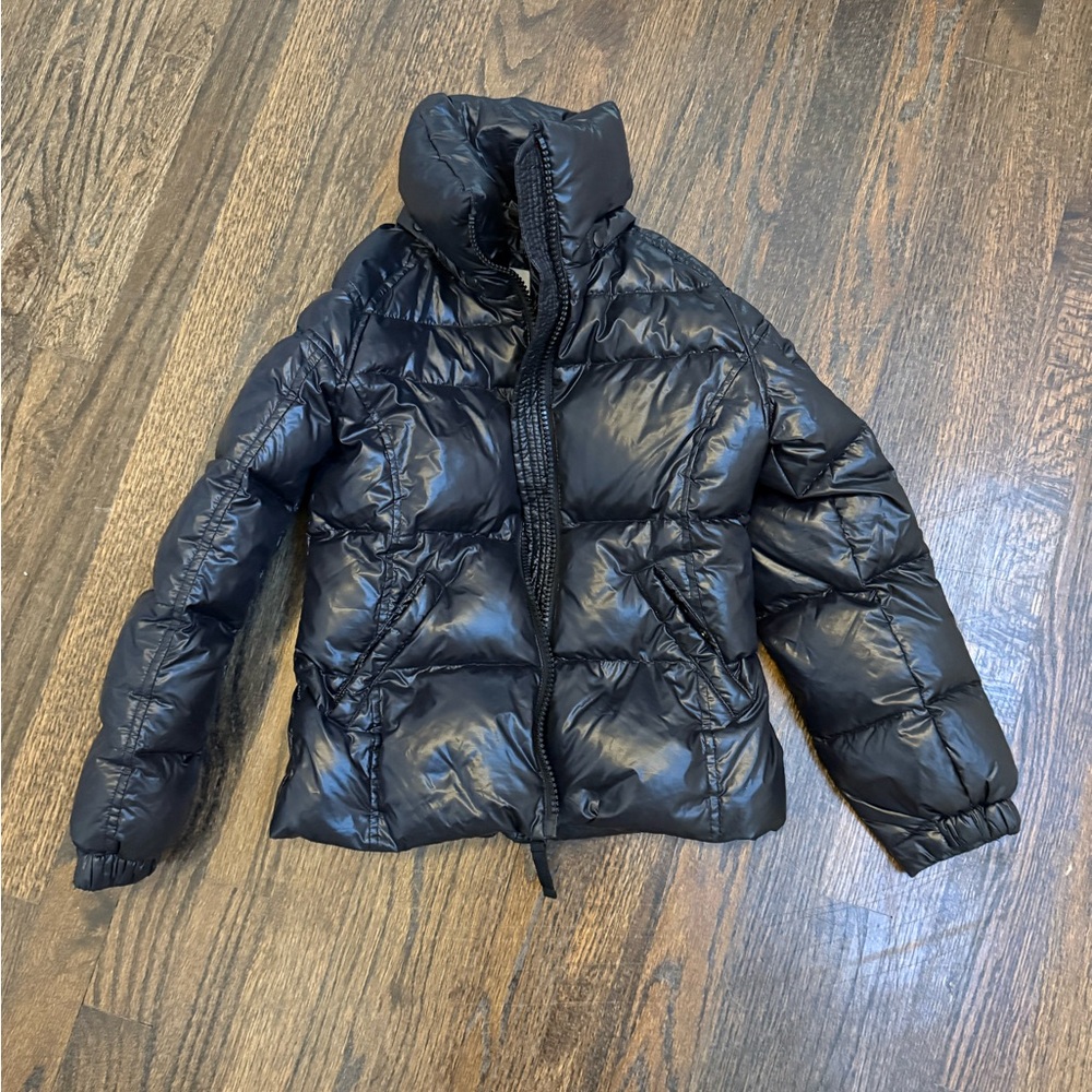 Kids Black Puffer Jacket